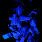 背中側もぼんやり光る